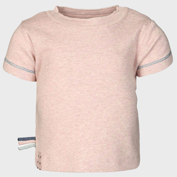 organicera organic baby short sleeve tshirt rose