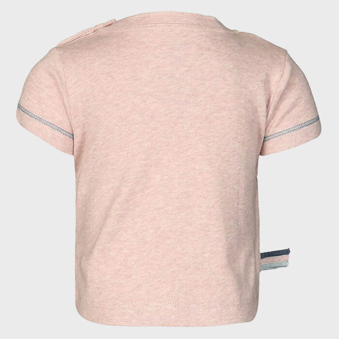 organicera organic baby short sleeve tshirt rose