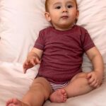 organicera organic baby short sleeve tshirt body bordeaux