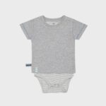 organicera organic baby short sleeve tshirt body grey