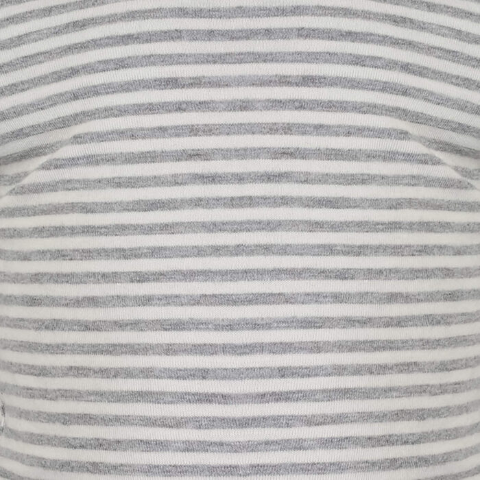 organicera organic baby short sleeve tshirt body grey striped
