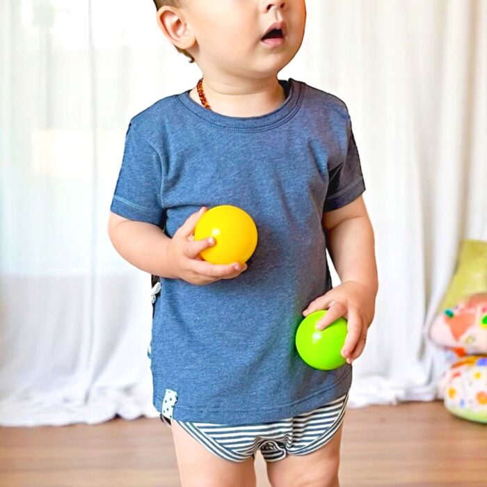 organicera organic baby short sleeve tshirt body indigo