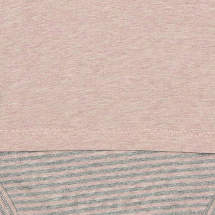 organicera organic baby short sleeve tshirt body rose