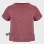 organicera organic baby short sleeve tshirt bordeaux