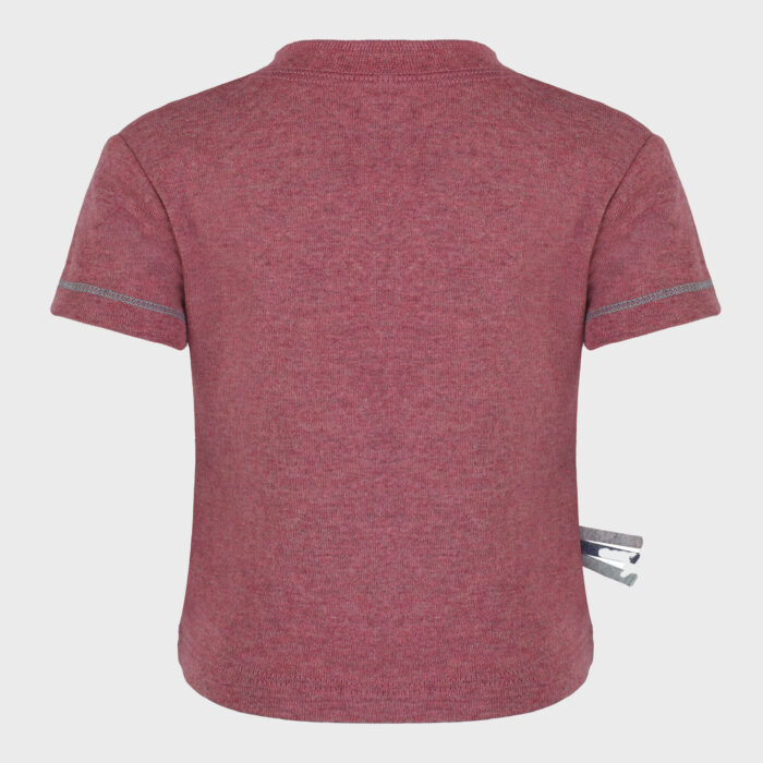 organicera organic baby short sleeve tshirt bordeaux