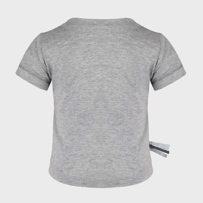 organicera organic baby short sleeve tshirt grey