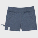 organicera organic baby shorts indigo