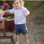 organicera organic baby shorts indigo