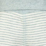 organicera organic baby shorts striped aqua