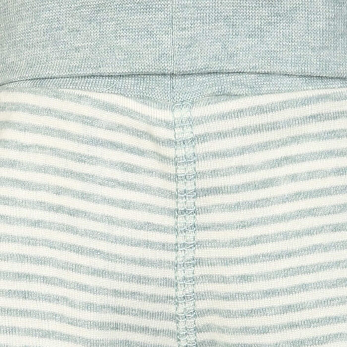 organicera organic baby shorts striped aqua