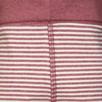 organicera organic baby shorts striped bordeaux