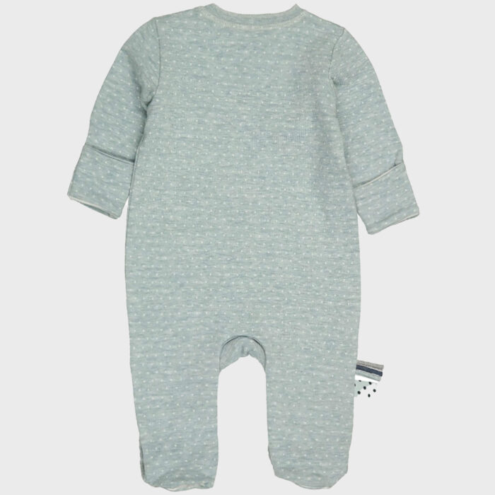 organicera organic baby sleepsuit aqua