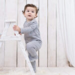 organicera organic baby sleepsuit aqua
