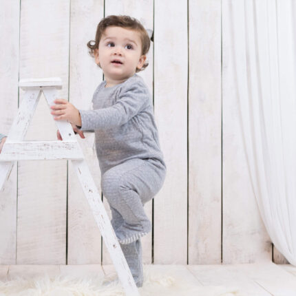 organicera organic baby sleepsuit aqua