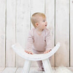 organicera organic baby sleepsuit rose