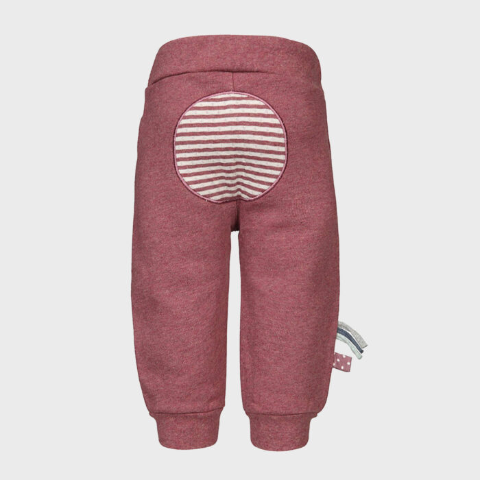 organicera organic baby sweatpants bordeaux