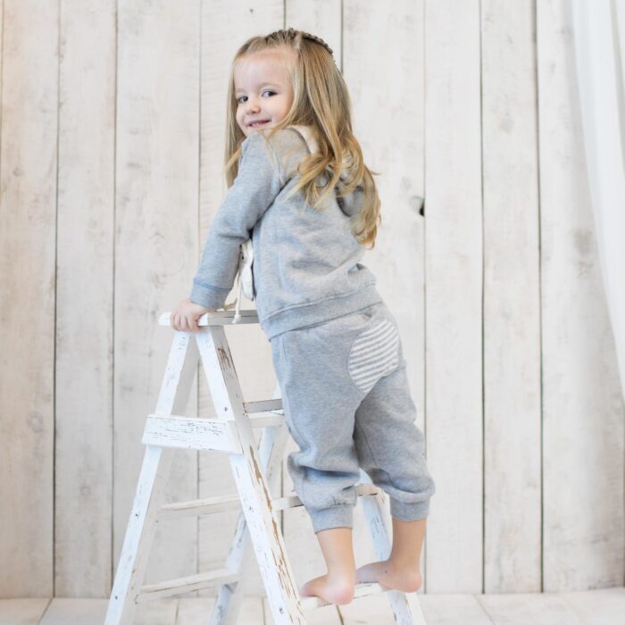 organicera organic baby sweatpants grey