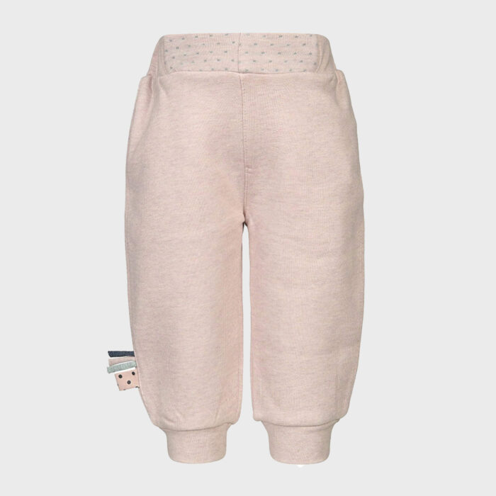 organicera organic baby sweatpants rose melange