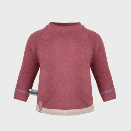 organicera organic baby sweatshirt bordeaux