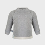 organicera organic baby sweatshirt grey