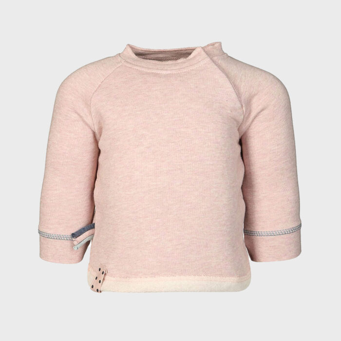 organicera organic baby sweatshirt rose
