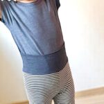 organicera organic baby leggins ındigo striped