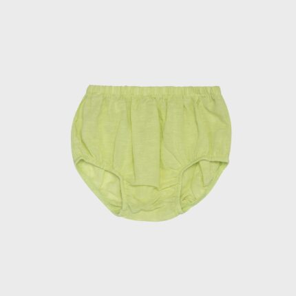 organicera organic bloomers short apple green