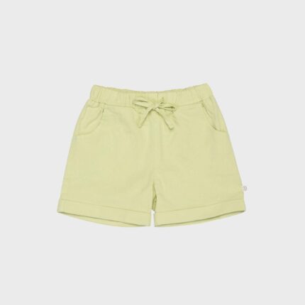 organicera organic gabardine shorts green