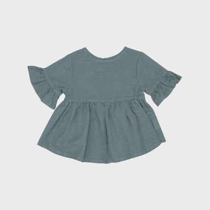 organicera organic hemp baby blouse era blue