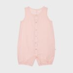 organicera organic hemp baby romper rose