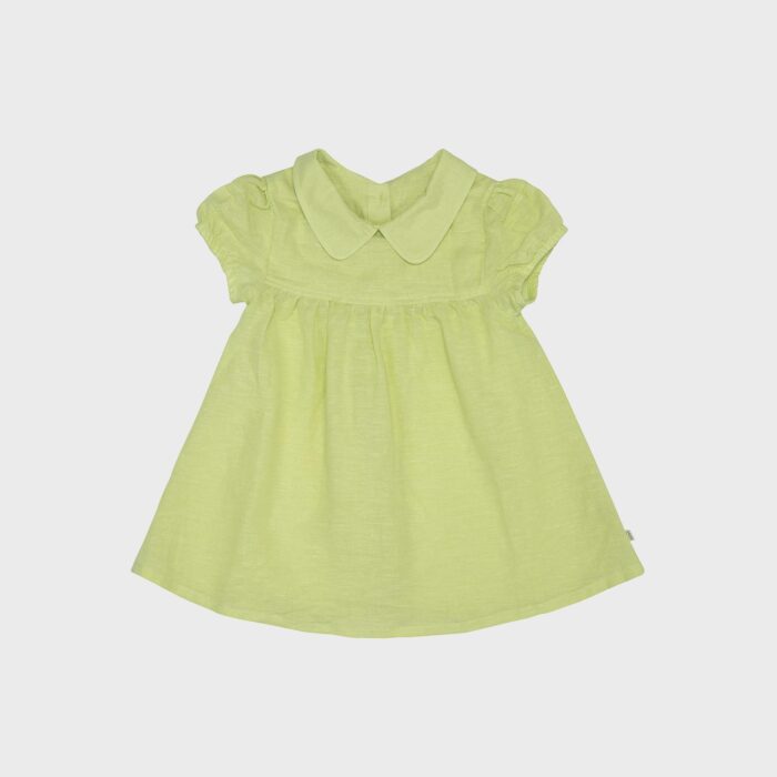organicera organic hemp dress apple green