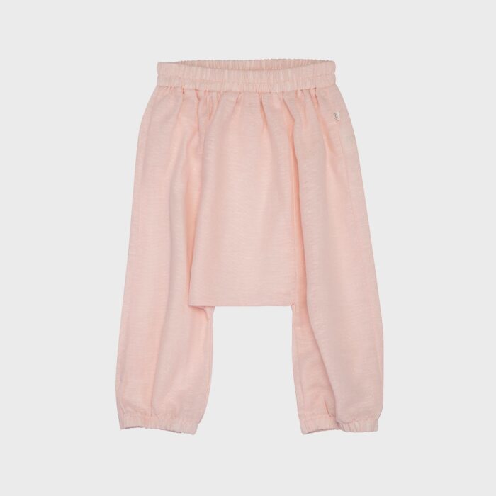 organicera organic hemp harem pants rose