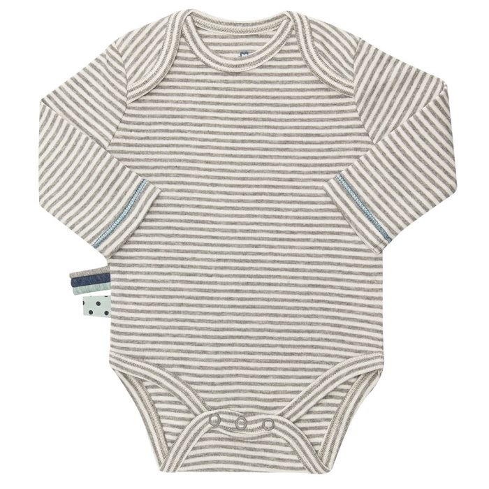 organicera-organic-bodysuit grey striped