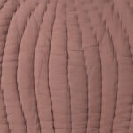 organicera organic muslin leaf mat padded dusty rose
