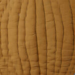 organicera organic muslin leaf mat padded mustard