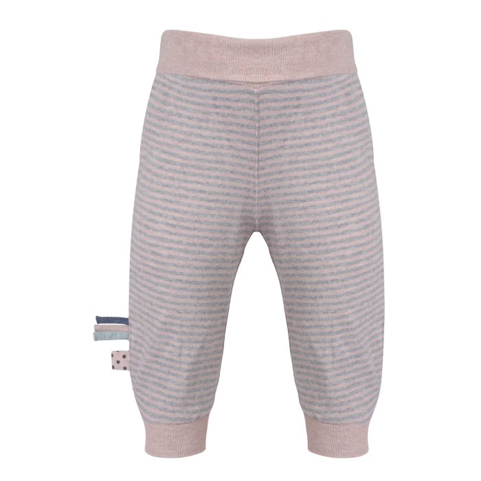 organic-baby-pants-with-elastic-band- rose-striped