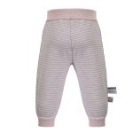 organic-baby-pants-with-elastic-band- rose-striped