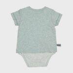organicera organic baby short sleeve tshirt body aqua