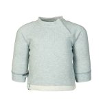 OrganicEra organic baby sweatshirt aqua