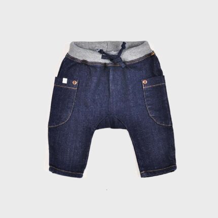 organic organic denim harem baby pants
