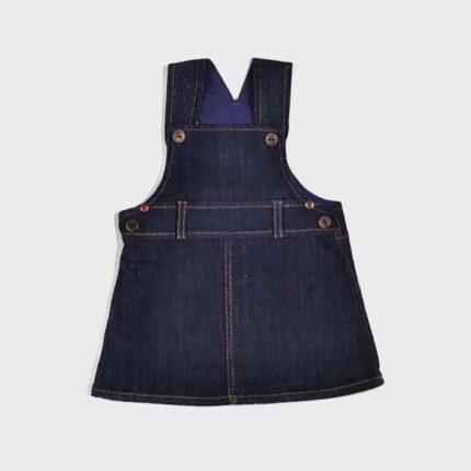 organicera organic denim baby dungaree