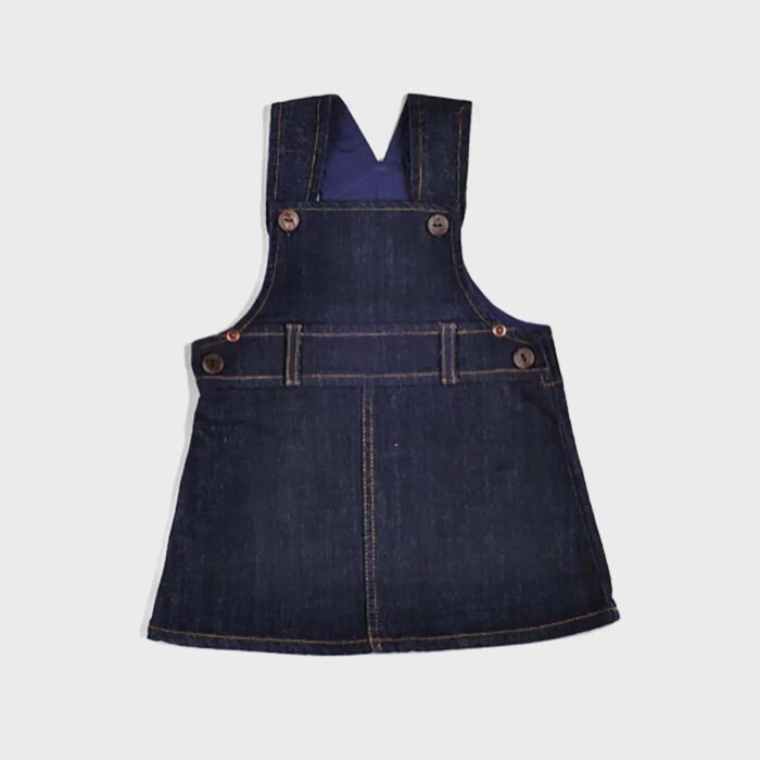 organicera organic denim baby dungaree