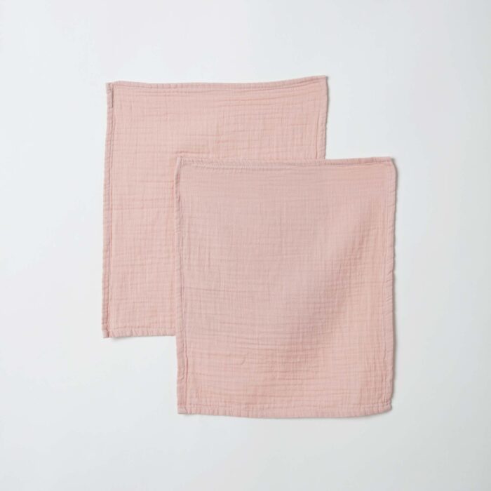 organicera organic muslin diaper changing mat rose
