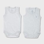 organicera organic baby sleeveless bodysuit