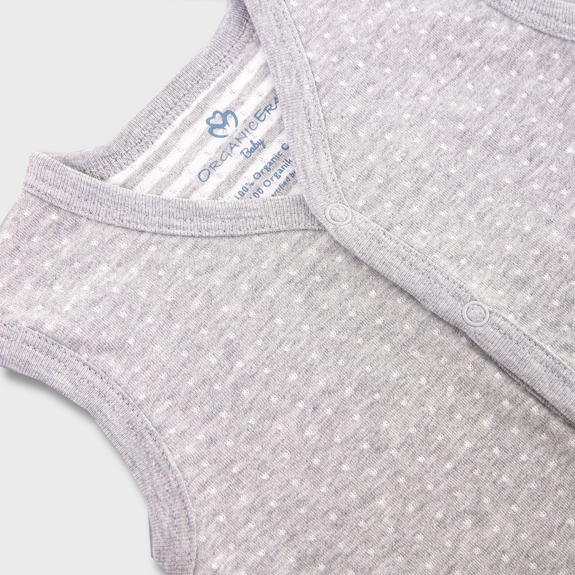 organicera-organic-baby-vest-grey-melange-2 OrganicEra Organic Baby Vest, Grey Melange - Image 2