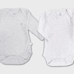 organicera organic newborn baby long sleeve bodysuit