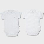 organicera organic newborn baby short sleeve bodysuit