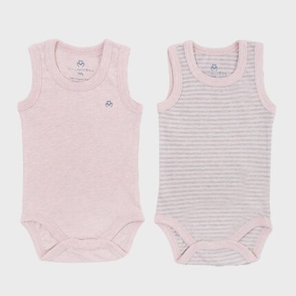 organicera organic newborn baby sleeveless bodysuit