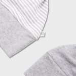 OrganicEra, Organic Newborn Hat, Set of 2 pcs, Grey Melange - Image 2