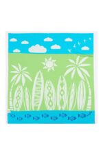 organicera organic tricot knit baby blanket beach